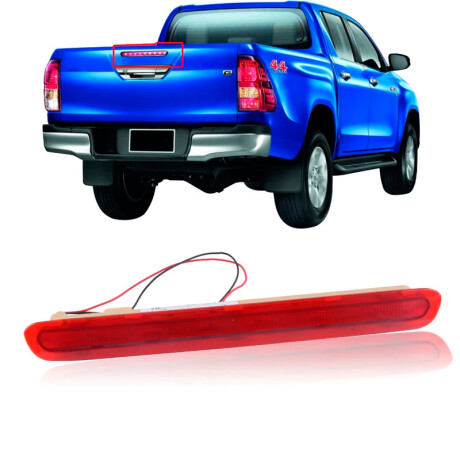 FAROL TOYOTA TERCERA LUZ DE FRENO ROJA HILUX 16/-- - FAROL TOYOTA TERCERA LUZ DE FRENO ROJA HILUX 16/-- -