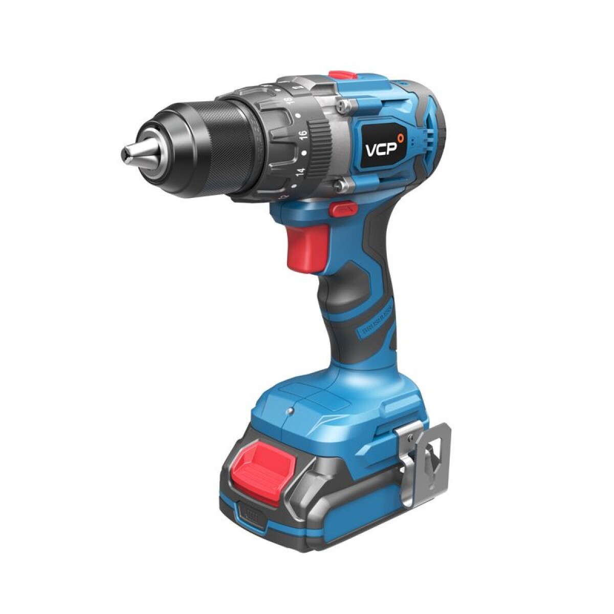 TALADRO A BATERIA 20 V - 60NM - 13MM BRUSHLESS C/ MALETIN INCL 2 BAT+CARG - VCP 