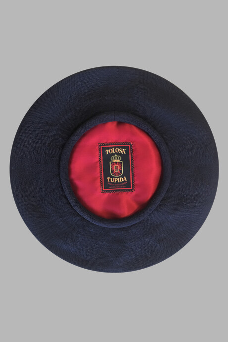 Boina Tolosa de hilo Azul