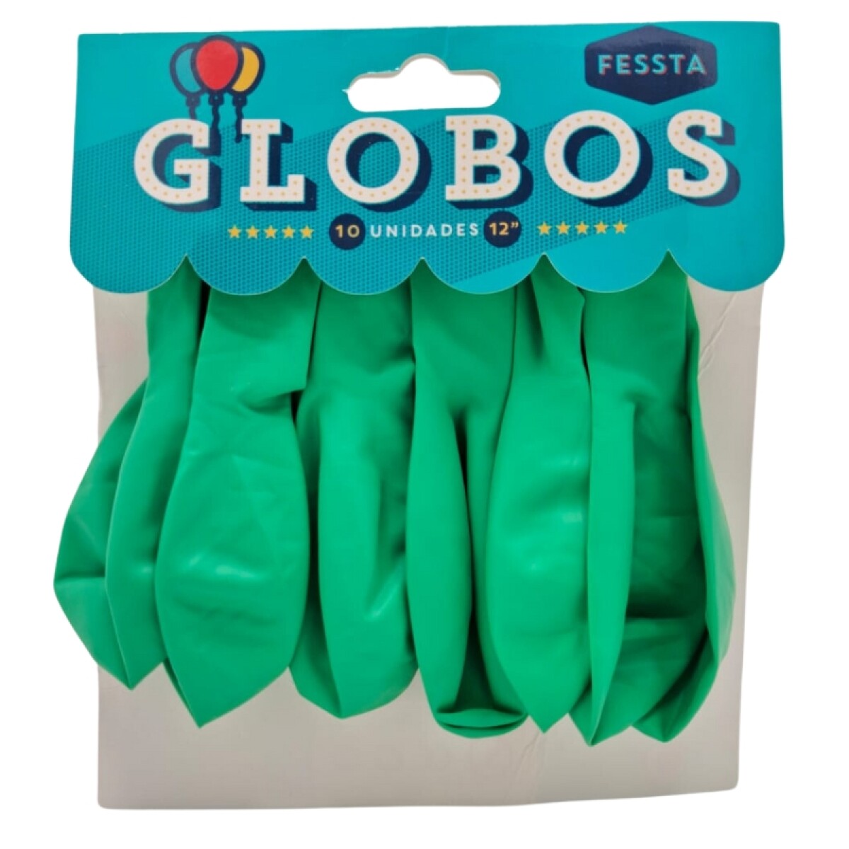 Globos X10 Tamaño R12 - Verde 