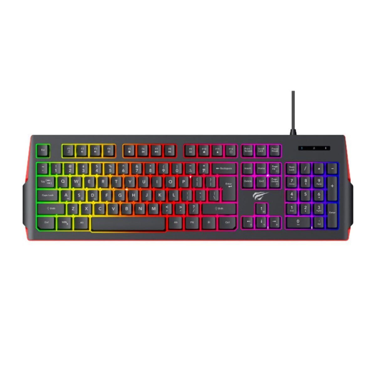 Teclado Gamer Havit KB866L Negro 
