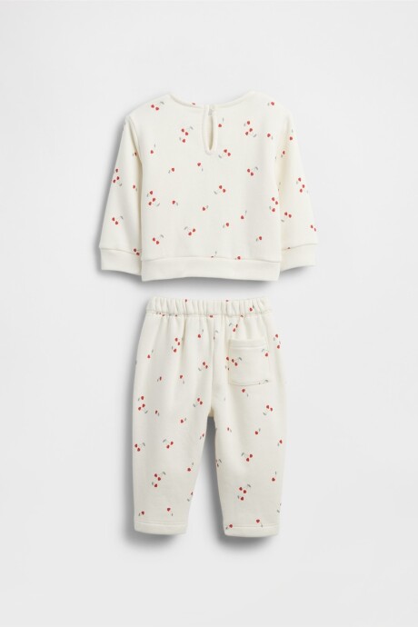 Set Saco Y Pantalón Bebé Ivory Frost