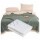 Set Invierno Frazada Polar 2 Plazas + Calienta Cama CuorI Gris Verdoso