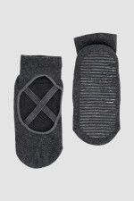 Media pilates con elastico Negro