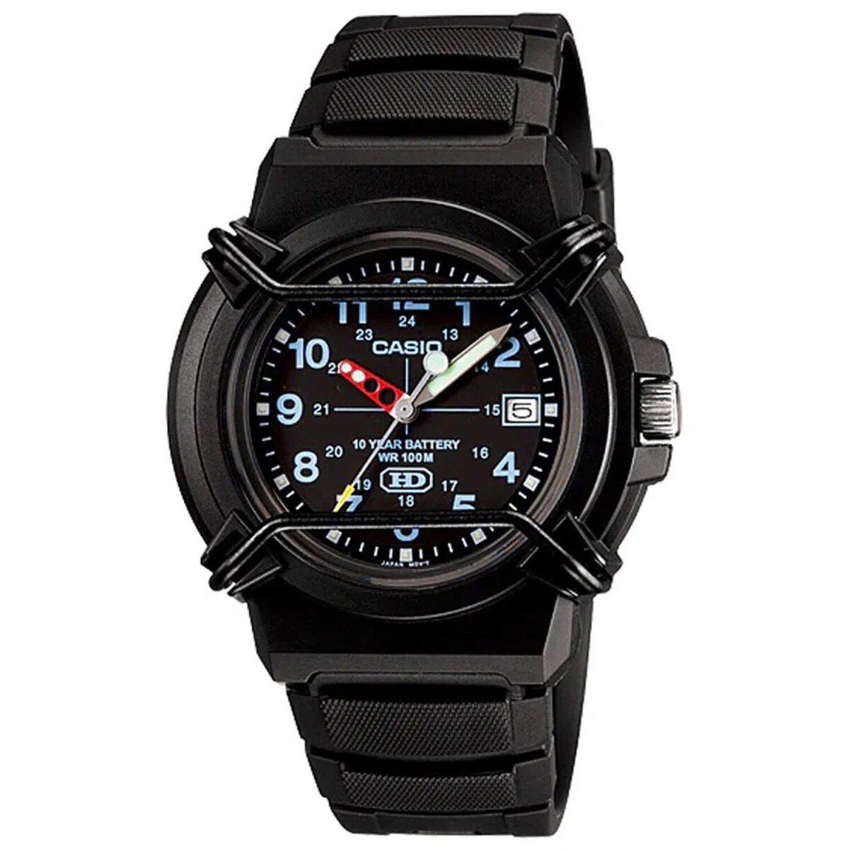 Reloj Análogo Casio HDA-600B-1BVDF Resistente Al Agua 
