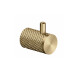 Percha Labrada Metal Signature Dorado Brushed Gold Satinado