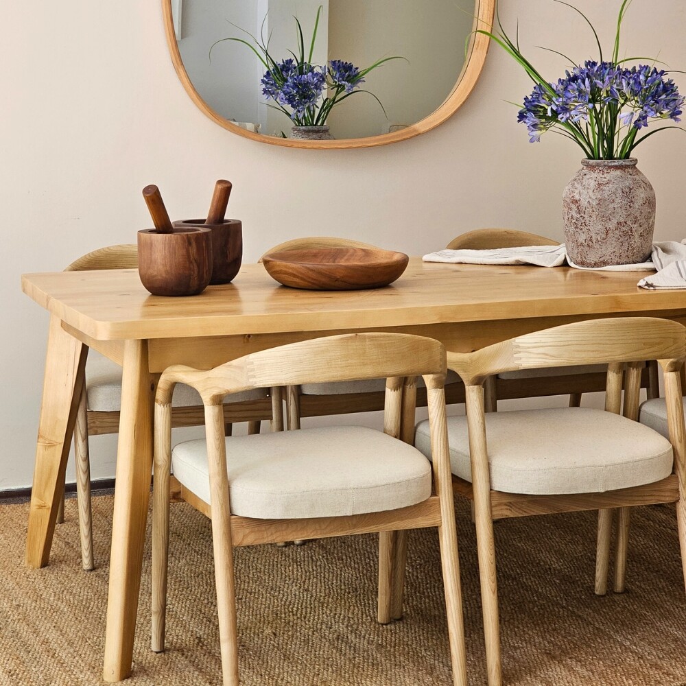 Mesa de comedor Modena - Abeto 200x100 cm (por pedido)