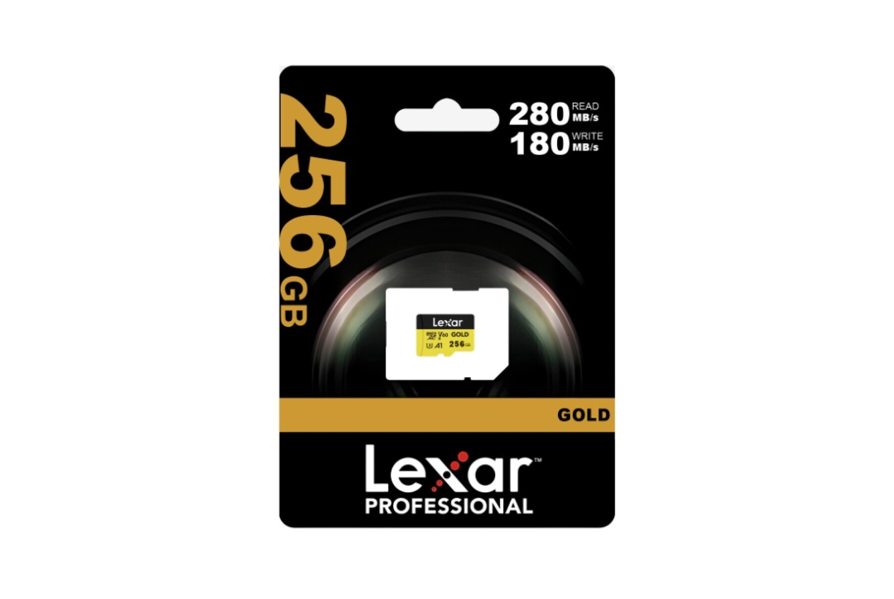 Memoria Microsdxc Lexar Pro 256gb Gold Uhs-ii - TARJETA MICRO SD LEXAR PRO GOLD 256GB 