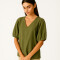 Blusa Zaphra Verde Oliva