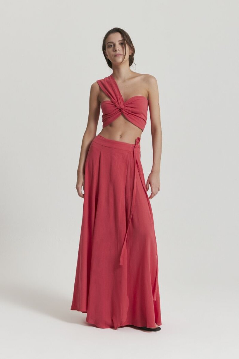 POLLERA BROMELIA Rojo