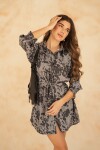 CAMISERO EMILY MINI GRAY MOOIRE DENIM CAMISERO EMILY MINI GRAY MOOIRE DENIM