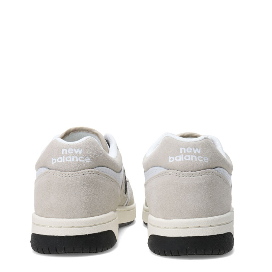 Championes Unisex New Balance 480 Court Gris - Blanco