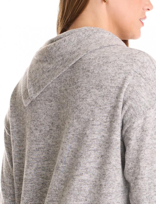Buzo Soft Cuello Vol GRIS