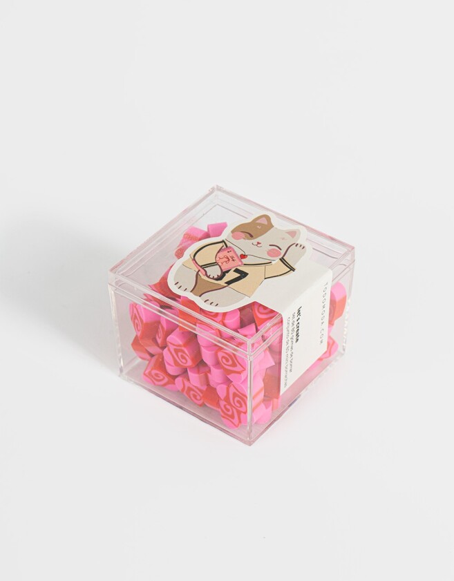 Útiles Varios Lúdico Set De Gomas De Borrar En Cajita - Combinacion Multicolor