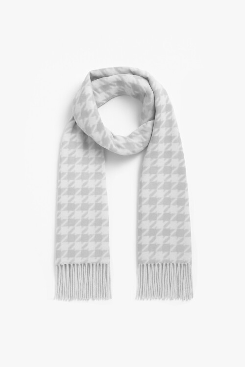 Bufanda pied de poule GRIS