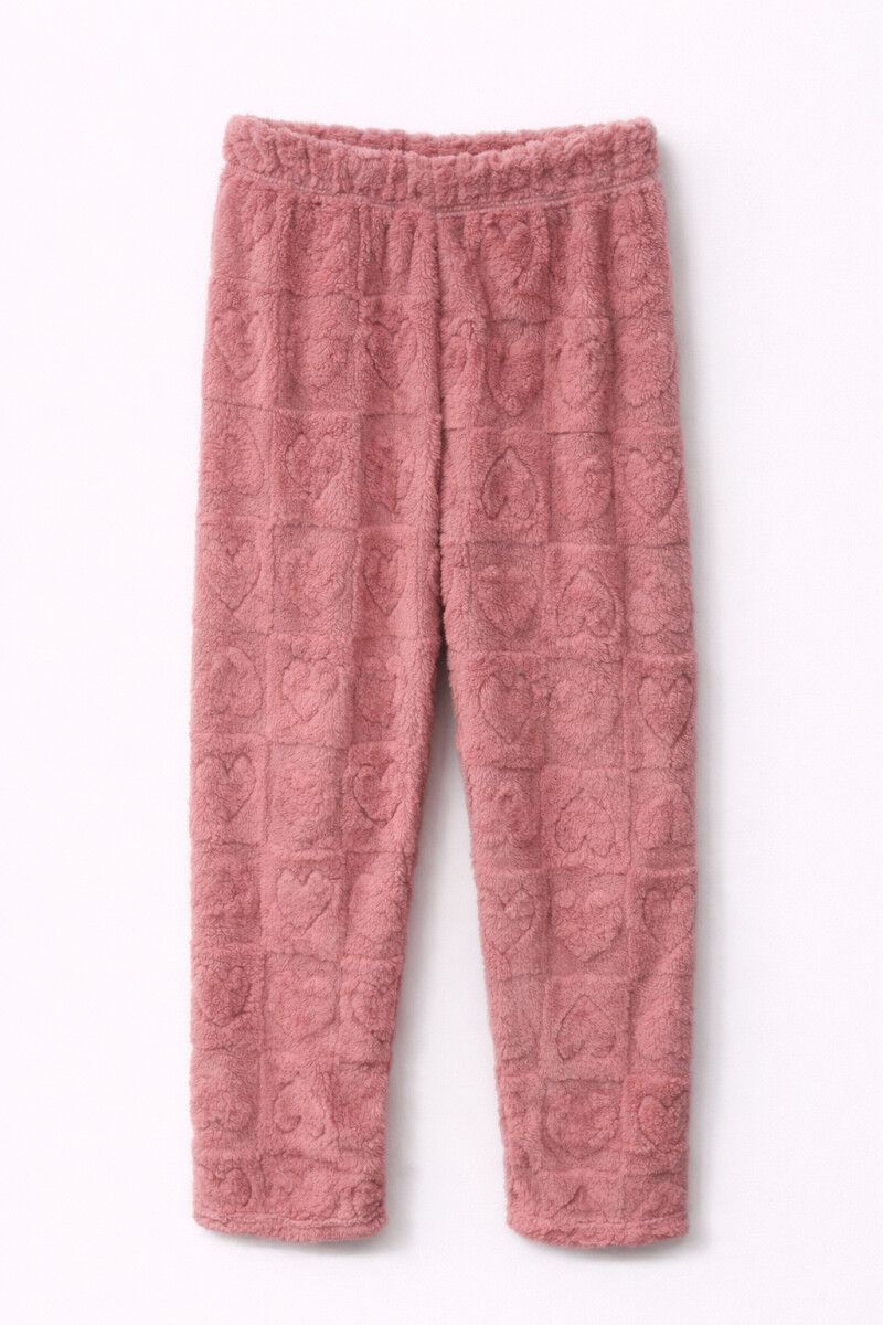 PANTALON PIJAMA ANA - ROSA OSCURO 