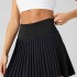 Falda Con Malla Hot Shot Pleated Skirt Classic Mini Mujer Black