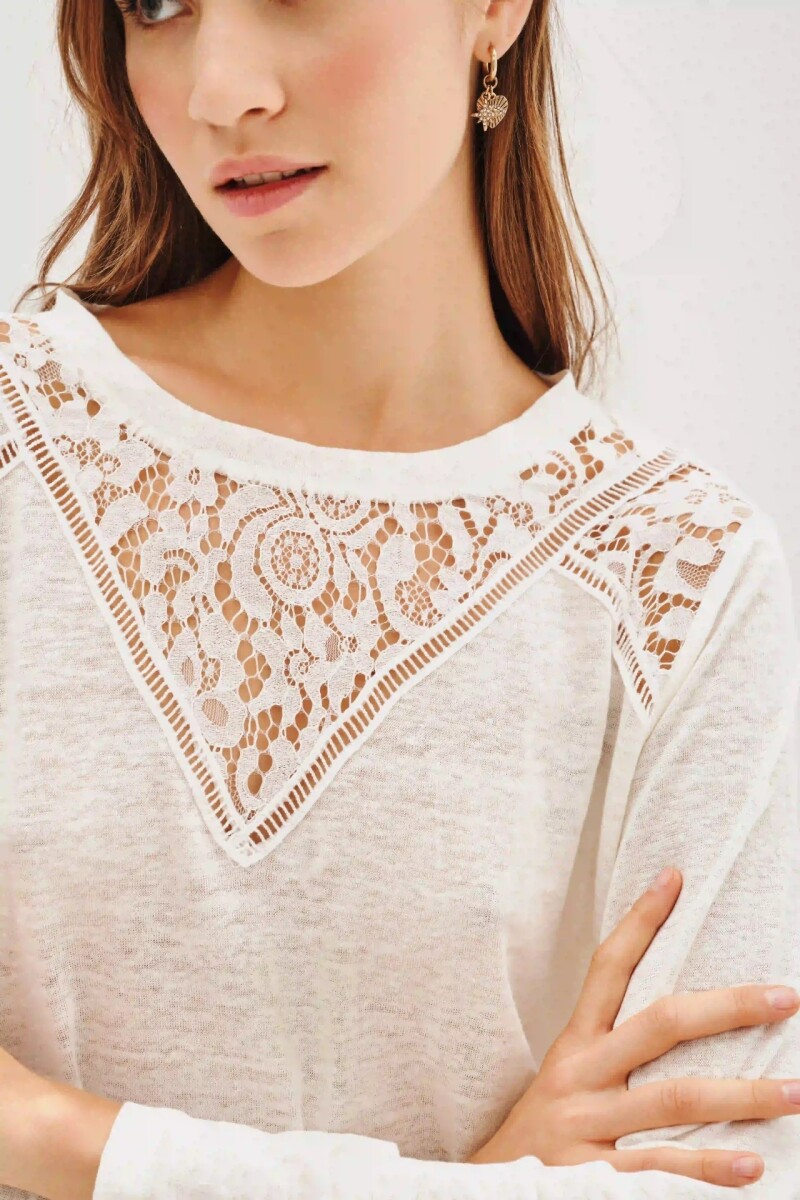 Remera Sophie Long Crudo
