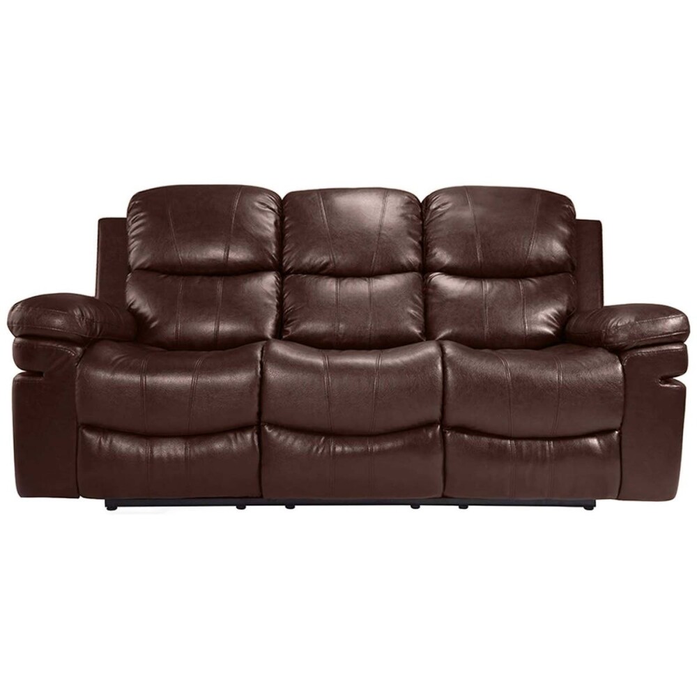 Sillón reclinable 3 cuerpos - Pu MR2138 Marrón