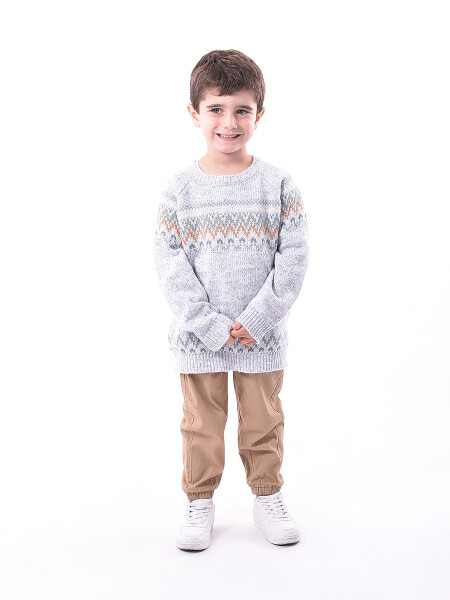 SWEATER VICENZO GRIS