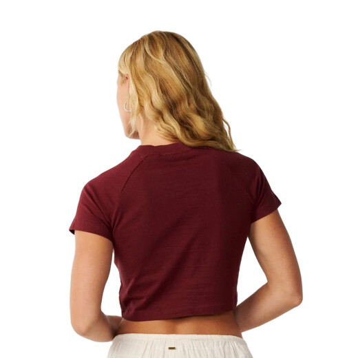Remera Rip Curl Retro Swell Baby - Bordó Remera Rip Curl Retro Swell Baby - Bordó