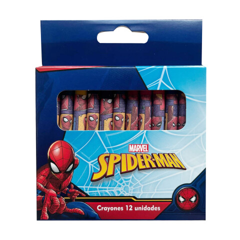 Pack x 12 Crayones Colores Spiderman U