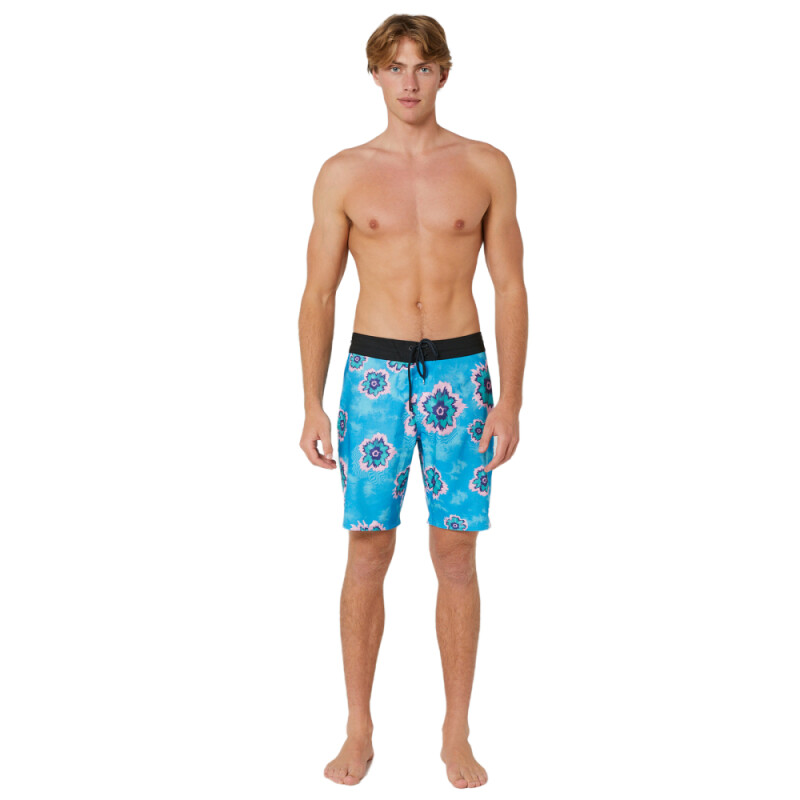 Boardshort Volcom Medal Petal Stoney 19" - Celeste Boardshort Volcom Medal Petal Stoney 19" - Celeste