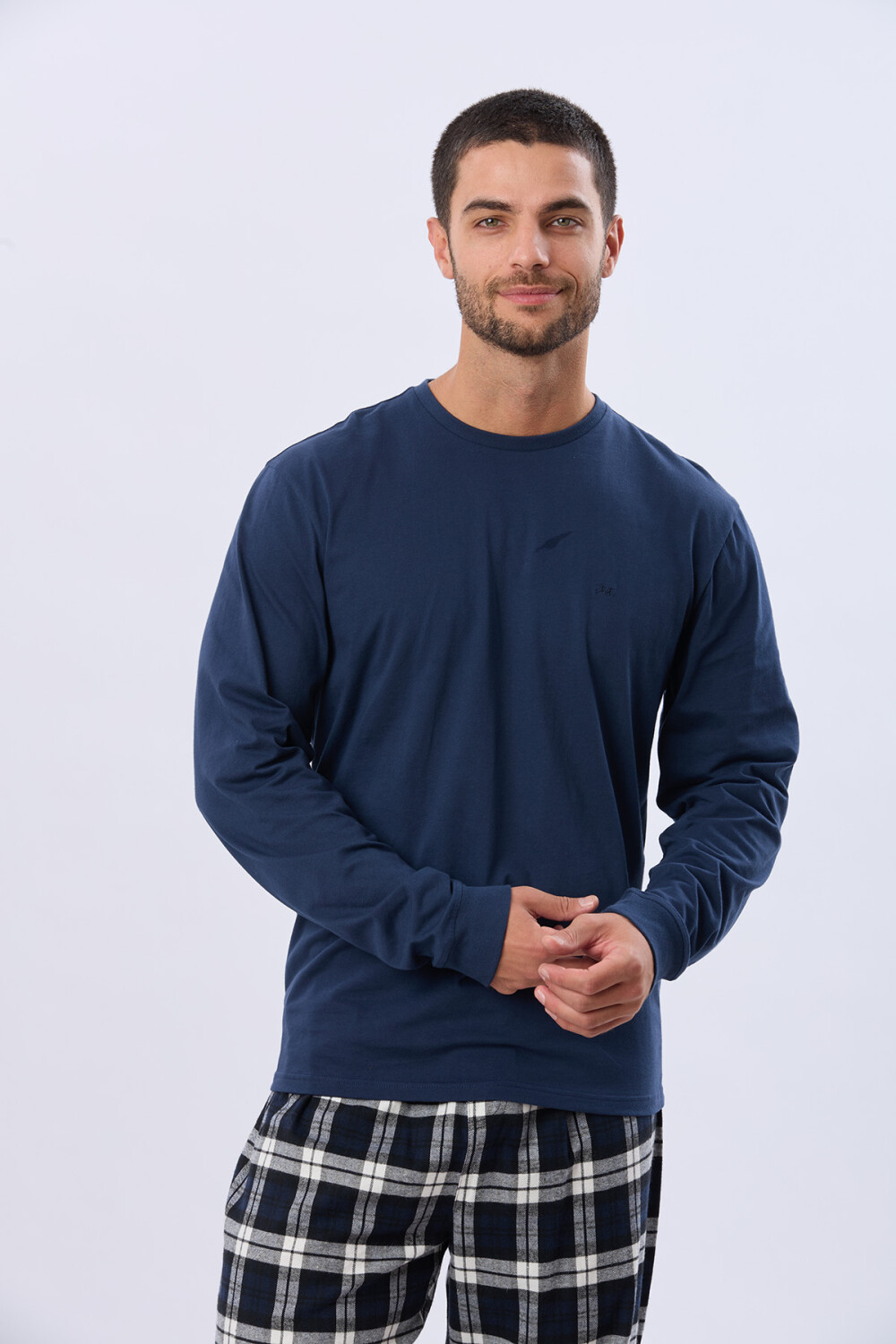 PIJAMA A CUADROS Azul