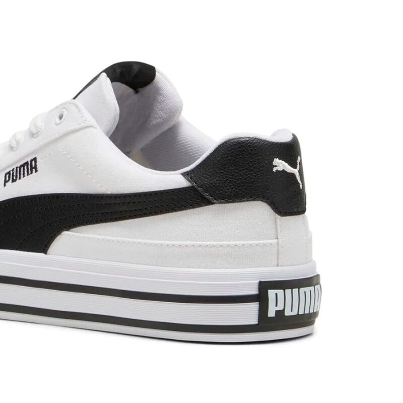Championes Puma Court Classic Vulc de Hombre - 396353-02 Blanco-negro