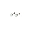 Abridores bebe Bolitas de cristal - Plata 925 - Cuarzo cristal - AB3017 Conpiedra