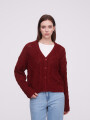 Cardigan Barto Bordeaux