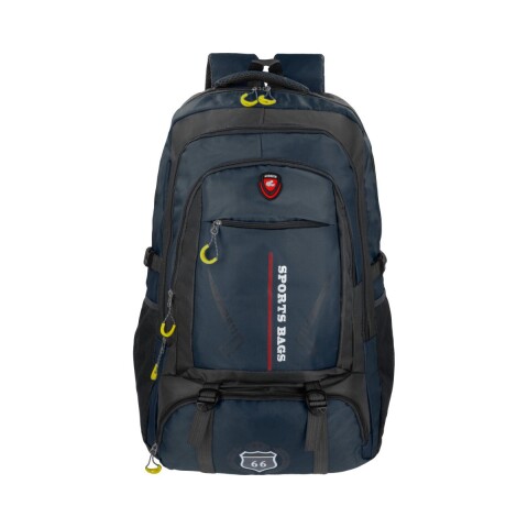Mochila Urbana Deportiva Clemur 50 Lts Senderismo Camping Escolar Color Azul Y Negro Diseño De La Tela Lisa Clemur Mochila Urbana Deportiva Clemur 50 Lts Senderismo Camping Escolar Color Azul Y Negro Diseño De La Tela Lisa Clemur