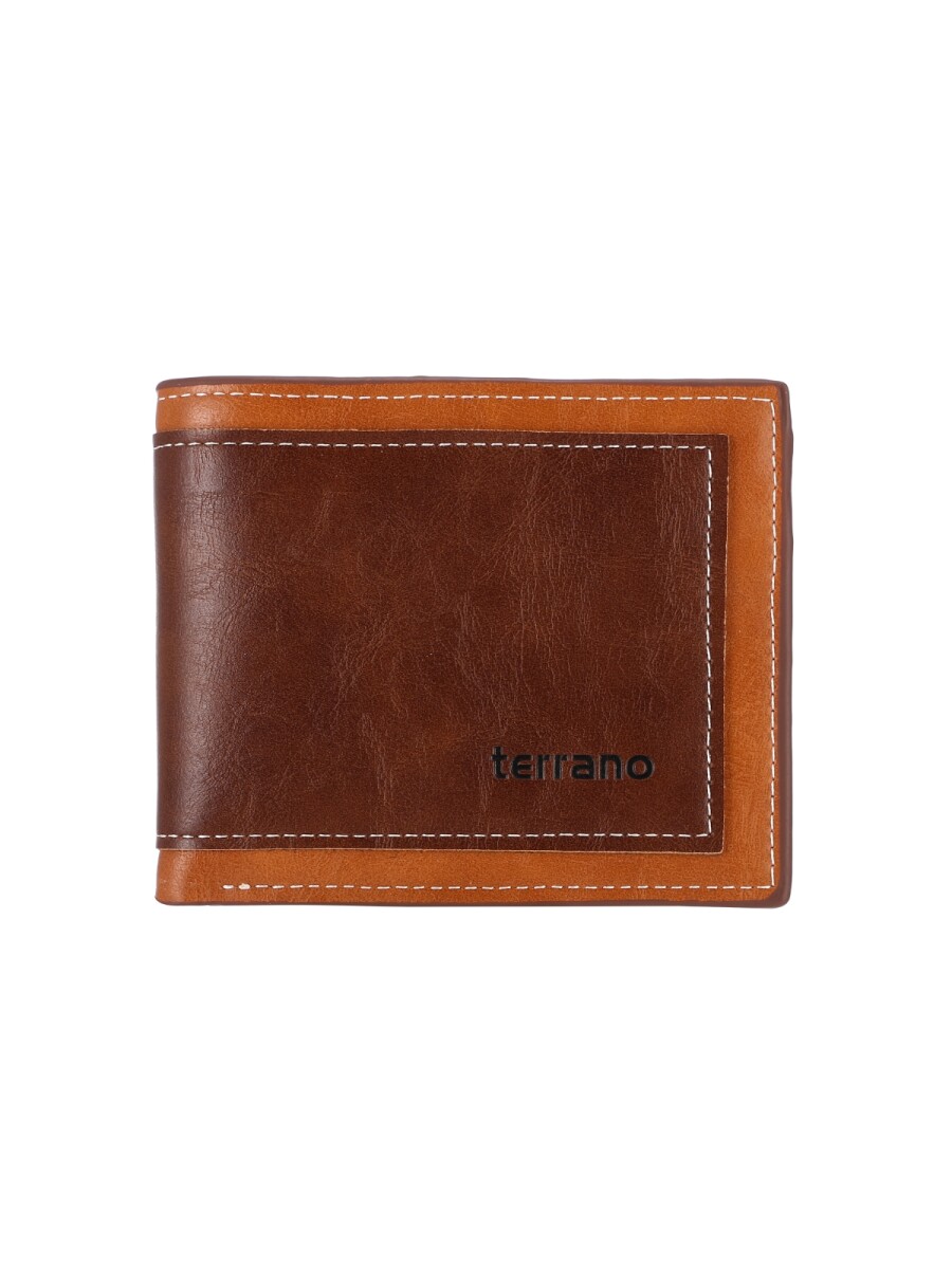 Billetera Ribete - Marrón 