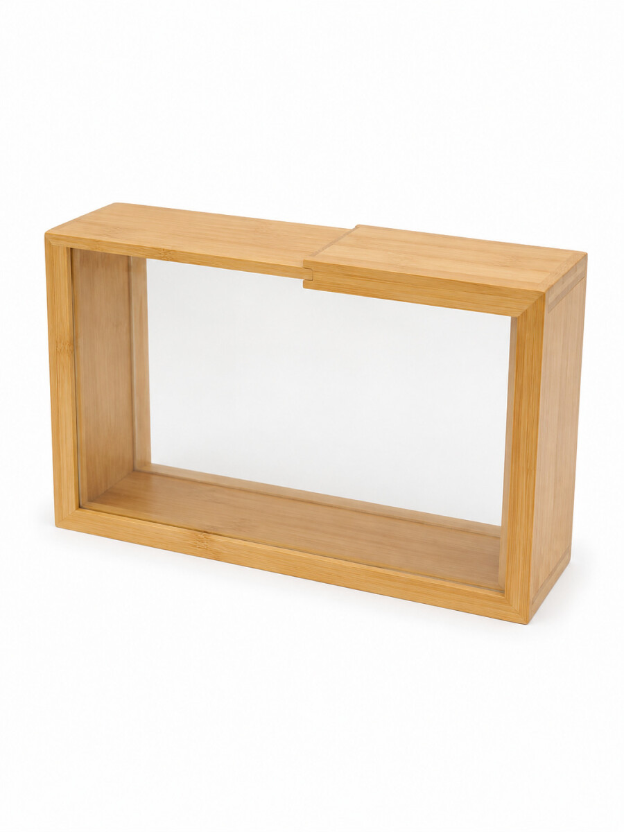 RECIPIENTE ALIMENTOS - MADERA 