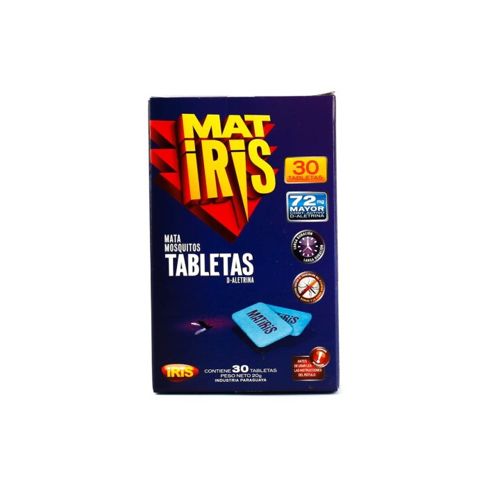 MATIRIS PAST. MATAMOSQUITOS CJ X 30 TABL única