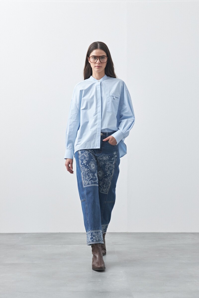 CAMISA BENETH Celeste