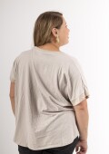 Blusa 100% lino y 100% algodón atrás Blusa 100% lino y 100% algodón atrás