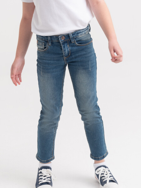 Pantaón de jean skinny Azul oscuro