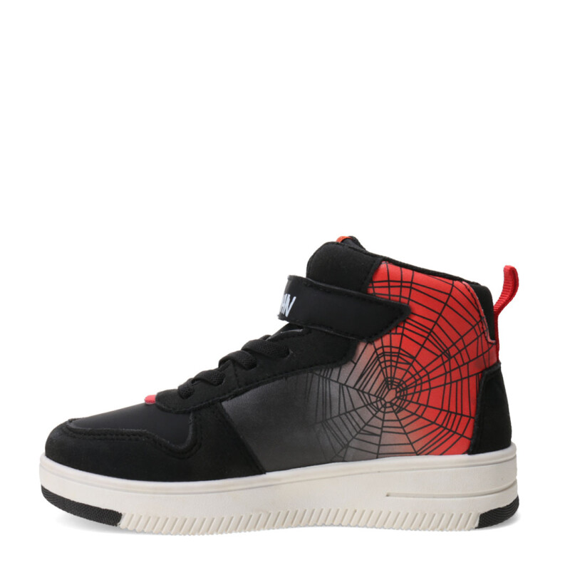 Championes de Niños MARVEL Bota Casual Spider Man Negro - Rojo