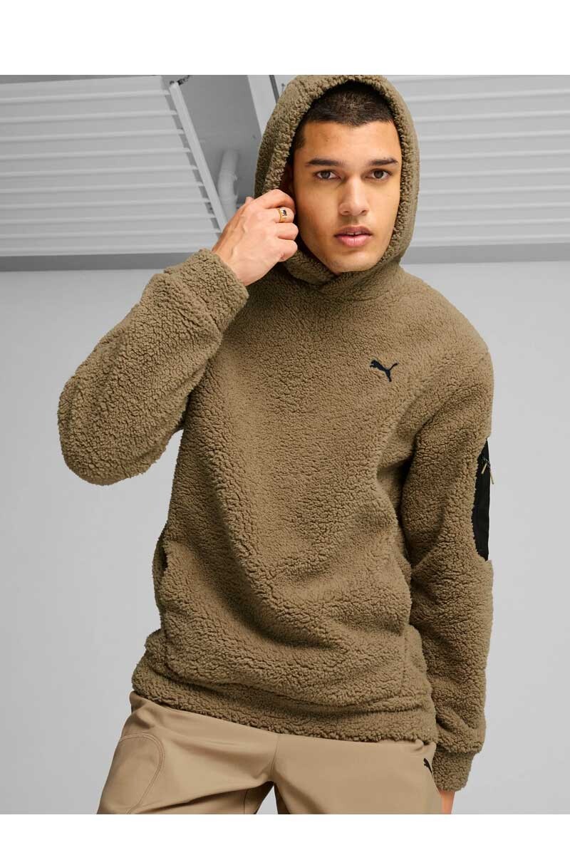 CANGURO PUMA OPEN ROAD WINTERIZED HOODIE Vison
