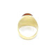 Anillo En Oro 18K Y Ambar Cabullon Anillo En Oro 18K Y Ambar Cabullon
