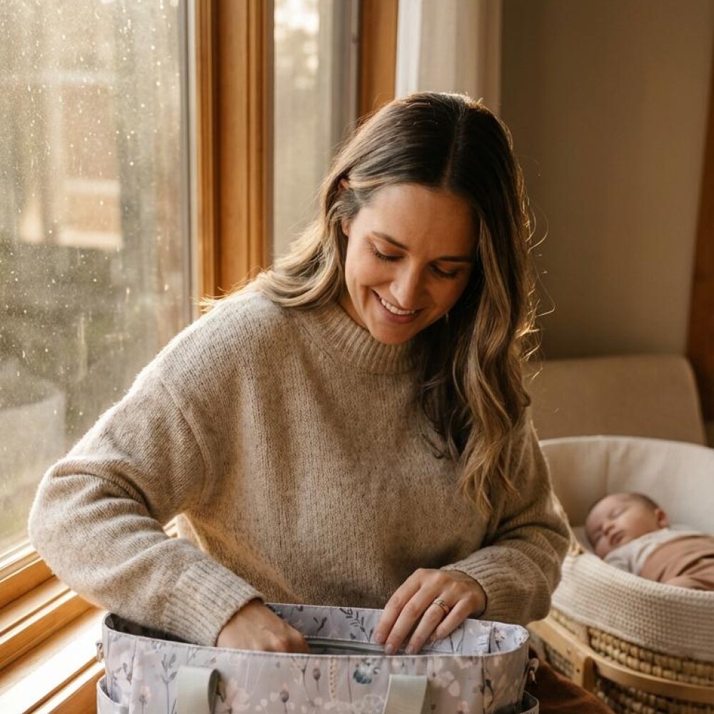 Bolso maternal Florence KIKKABOO grey