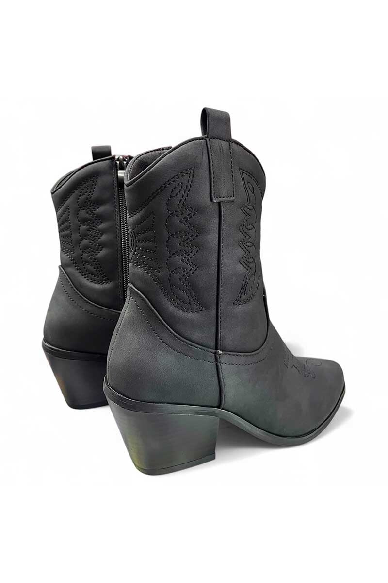 BOTA MUJER TEJANA Negro
