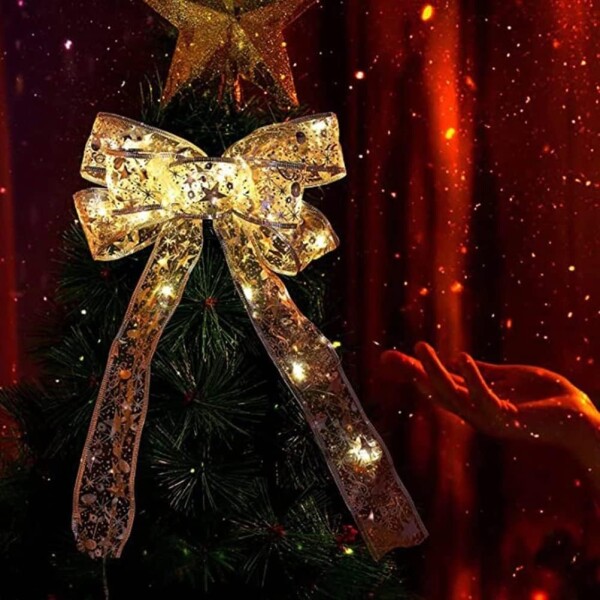 Guia Guirnalda Cinta Navidad Decoraciones Luz Calida A Pilas Variante Color Cálida