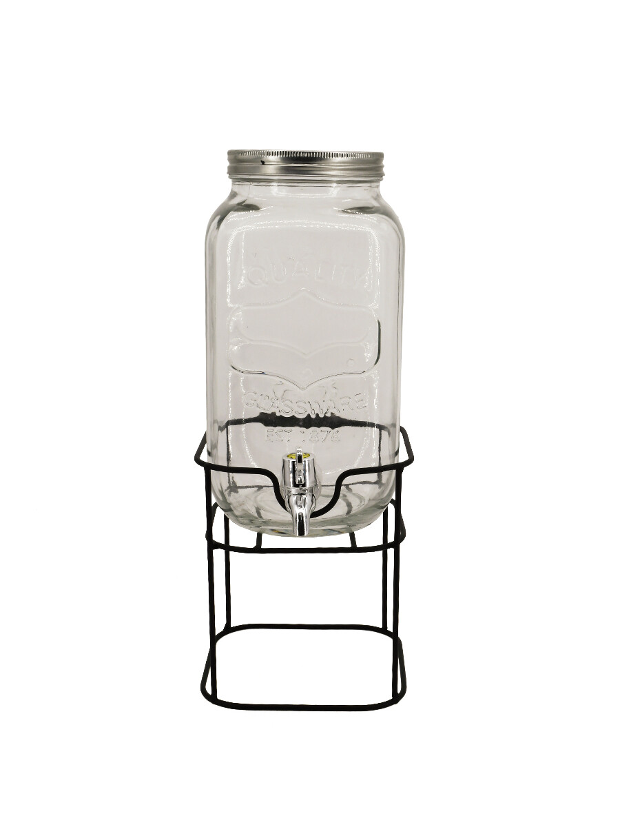 DISPENSADOR DE BEBIDA C/ SOPORTE - TRANSPARENTE 