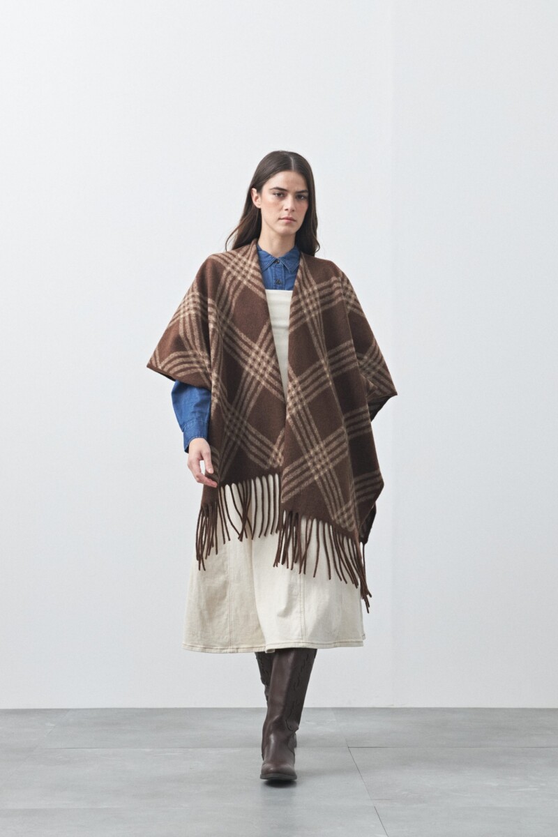 PONCHO HORIATIKI Chocolate