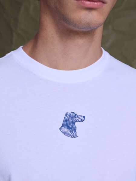 T-SHIRT LECRE BLANCO