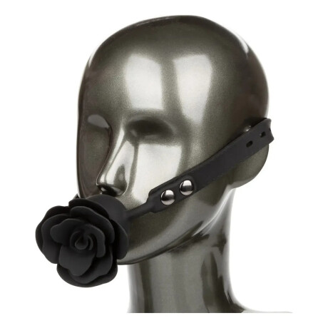 Mordaza de Rosa Negra Extraíble Forbidden Mordaza de Rosa Negra Extraíble Forbidden