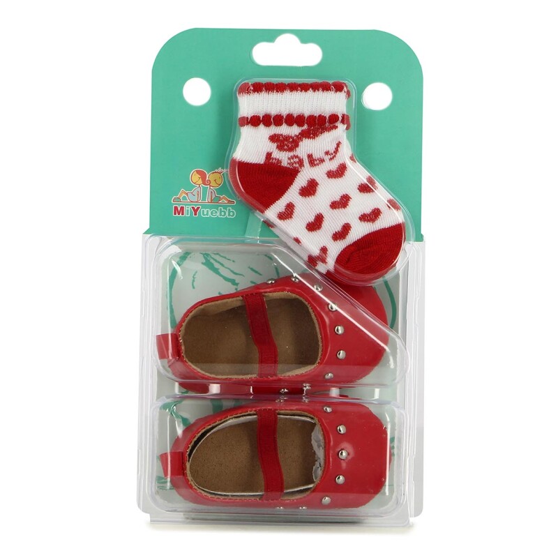 Angus Zapato Bebe Casual Niña Rojo