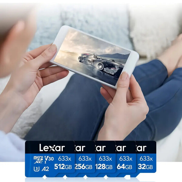Tarjeta Microsdxc 128 Gb Uhs-i 100 Mb/s Con Adaptador Sd TARJETA MICRO SD LEXAR 128GB 633X
